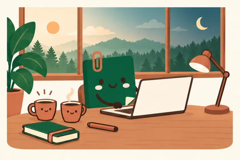 Mascot Daily Log Coffee làm việc từ sáng đến tối trong quán cà phê không giới hạn thời gian ngồi