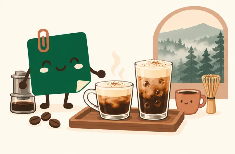 Mascot Daily Log Coffee giới thiệu cà phê muối nóng và đá tại quán ở Đà Lạt