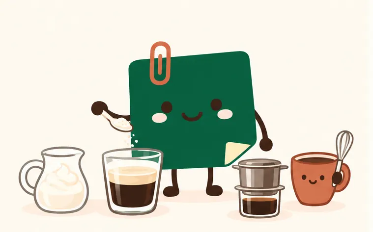 Mascot Daily Log Coffee pha cà phê phin với kem và một nhúm muối cân bằng