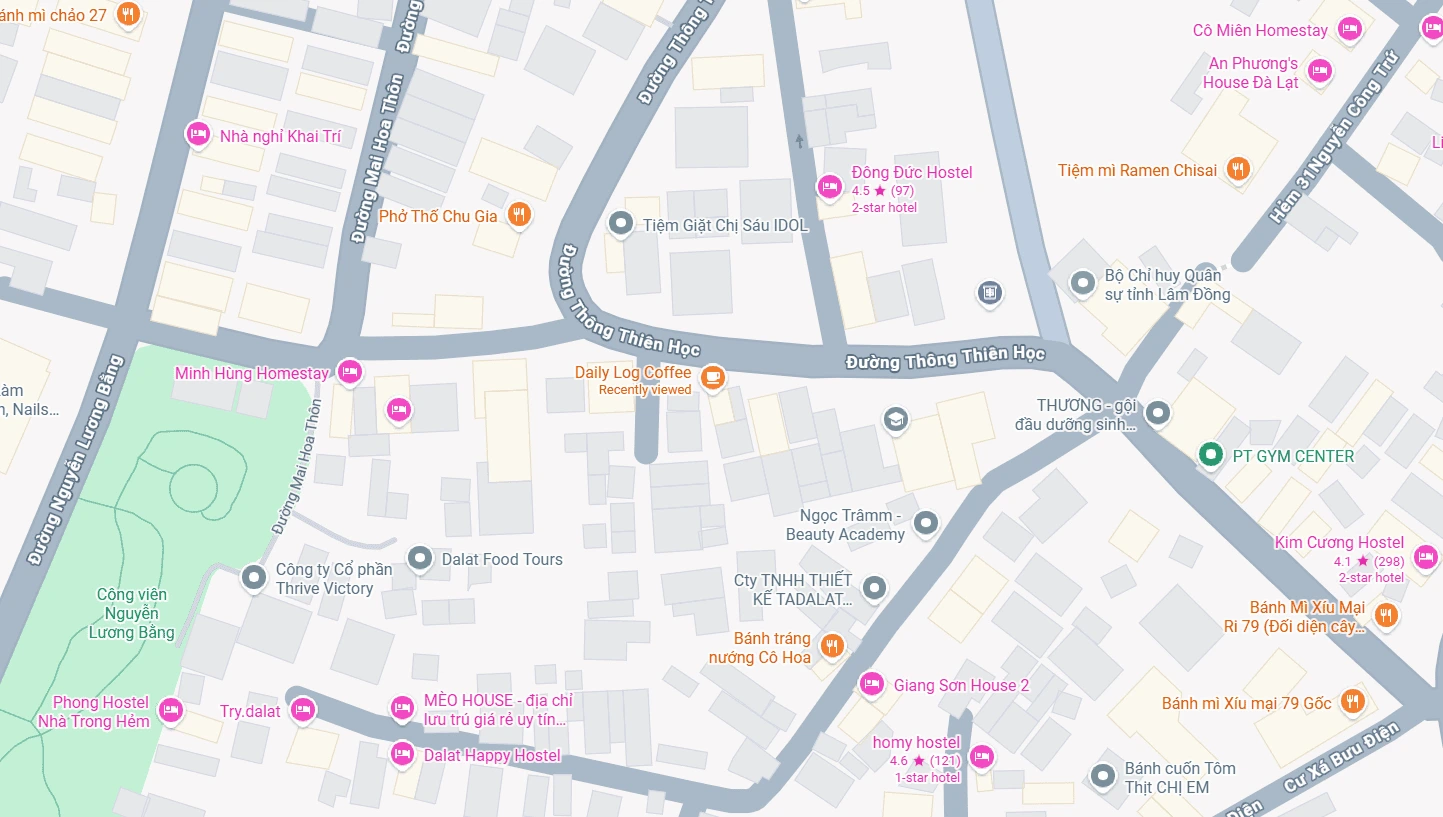 Bản đồ vị trí Daily Log Coffee