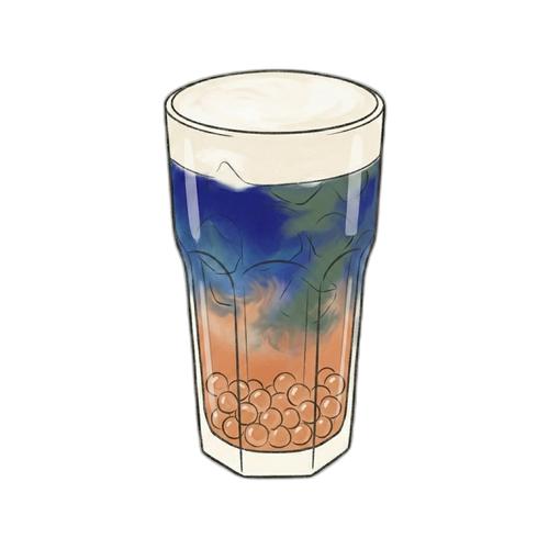 Hoa Đậu Biếc Macchiato
